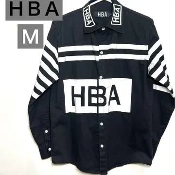 HBA 스트라이프 빅 로고 긴팔 셔츠 M 사이즈