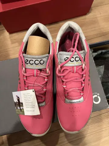 ECCO 골프화 핑크