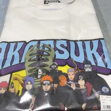 MIW NARUTO 나루토 아카츠키 티셔츠 화이트 L