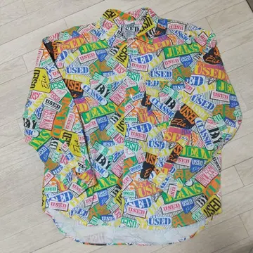 90s GET NAME USED CLASSIC JEANS 프린트 셔츠
