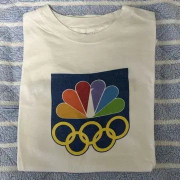 90년대 USA제 NBC 1988년 서울 올림픽 티셔츠