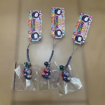 지역 키티 오키나와 한정 시사 헬로키티 스트랩 3개 세트