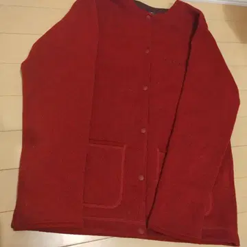 mont-bell 빨간색 가디건 M 사이즈