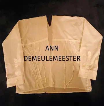ANN DEMEULEMEESTER 화이트 블라우스
