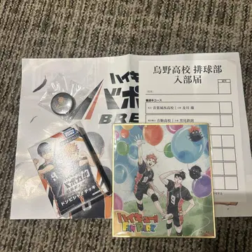하이큐 팬 파크 입장객 한정판