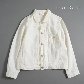 684t*nest Robe 네스트로브 린넨 데님 자켓
