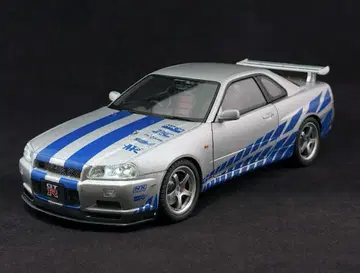 1/18 스카이라인 GT-R R34 (점등 기믹 포함) 미니카