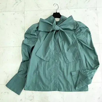 FRAY I.D 프레이 아이디 셔츠 보타이 그린 0
