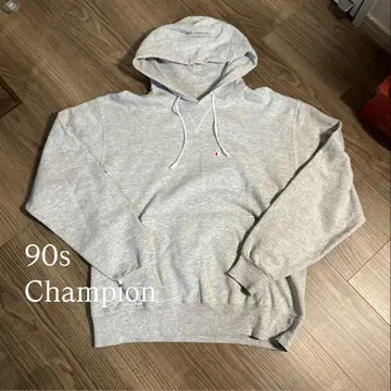 챔피온 그레이 후드티 L 사이즈 후디 후드티 90s