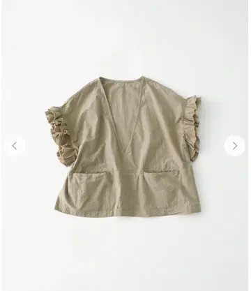 nest Robe [UpcycleLino] 바지 V 넥 베스트