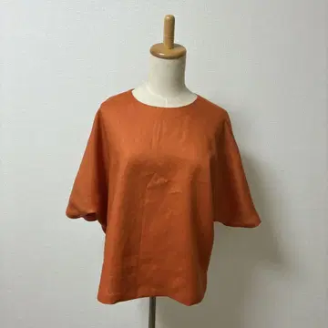 린넨 돌먼 슬리브 캐럿