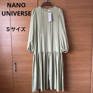 NANOUNIVERSE 티어드 볼륨 소매 원피스 S 사이즈