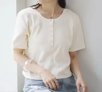 Kastane 피그먼트 헨리 TEE 화이트