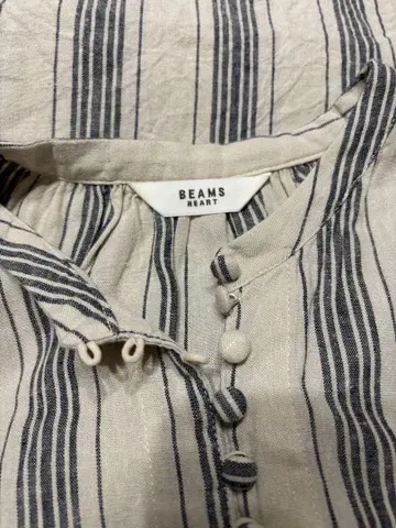 BEAMS HERT 롱 원피스 볼륨 슬리브 허리 끈 포함