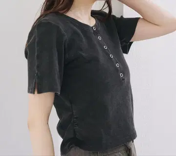 Kastane 피그먼트 헨리 TEE 블랙