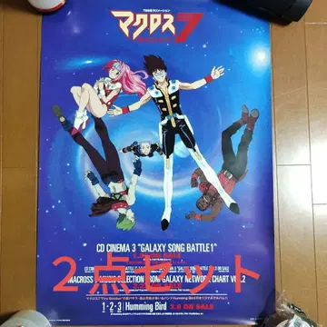마크로스 7 MACROSS PLUS 마크로스 플러스 포스터 2장 세트