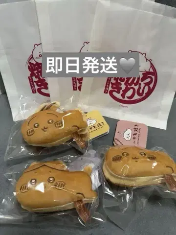 치이카와 구이 3개 마스코트 토끼 하치와레 치이카와
