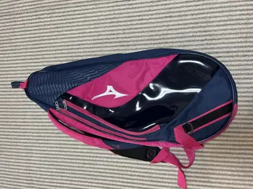 Mizuno 라켓 백 네이비/핑크