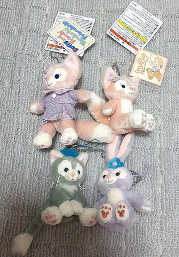 리나벨 봉제 인형 배지 디즈니 씨