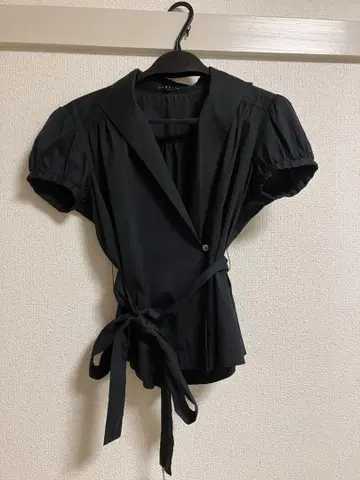 띠어리 블랙 반팔 셔츠 0 사이즈