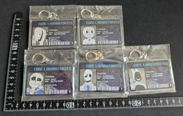 UNDERTALE ID 카드 아크릴 키링 언더테일 5개 세트