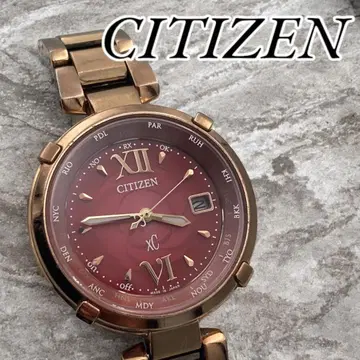 CITIZEN XC H240-T020101 핑크 골드 티타니아