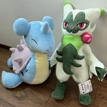 라프라스와 냐로테 봉제 인형 세트