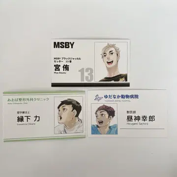 하이큐 명함 카드 컬렉션
