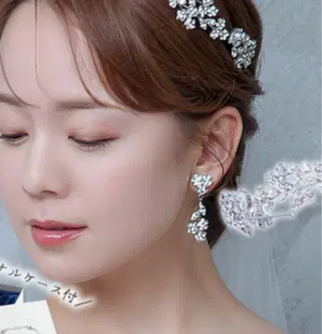 브라이덜 액세서리 귀찌 플라워