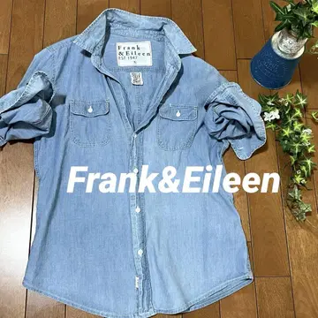 Frank&Eileen 데님 셔츠 샴브레이 빅토리아 미국제