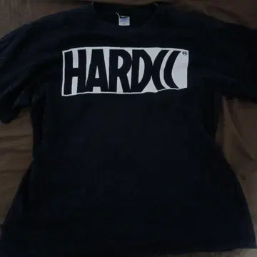 HARDCC 로고 티셔츠 블랙
