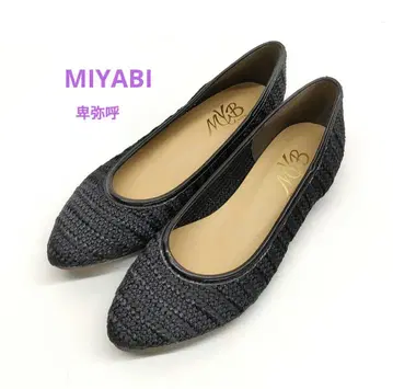 MIYABI 플랫 펌프스 신발 22.5cm 7708