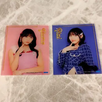 Juice=Juice 쿠도 유아이 마츠나가 리아이 아크릴 카드