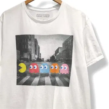 US 구제 의류 PAC-MAN 팩맨 애비 로드 L 티셔츠