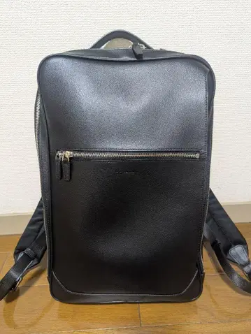 티케이 다케오 키쿠치 백팩 백팩 가죽 PC 블랙 검정