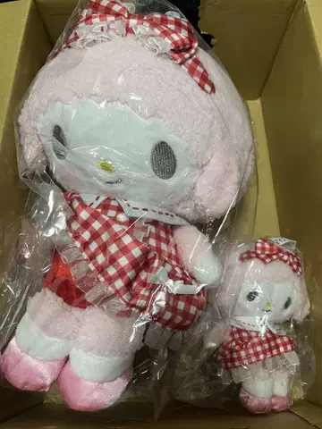 마이멜로디 마이 스위트 피아노 당첨 복권 봉제 인형 세트