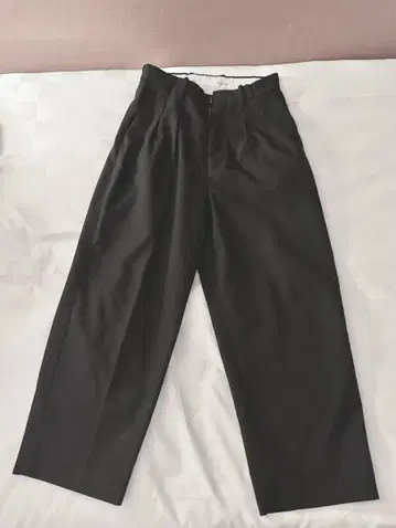 steven alan 블랙 슬랙스 S 사이즈 더블 플리츠