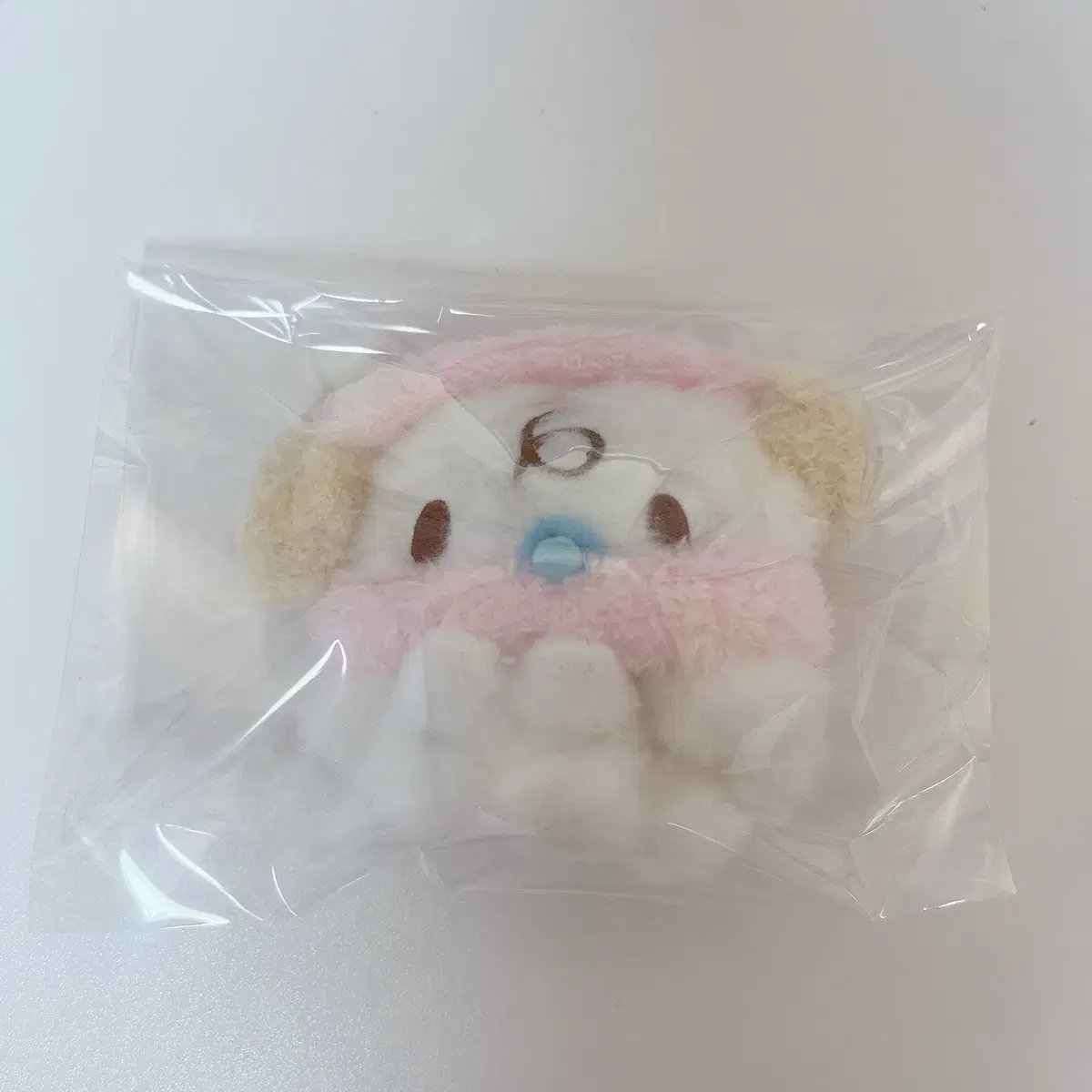 Sanrio Sanamoroll Milk Mascot Keyring Doll Mafumimi