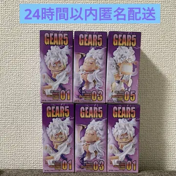 몽키 D. 루피 기어 5 스페셜 니카 월드 컬렉션 6개 세트