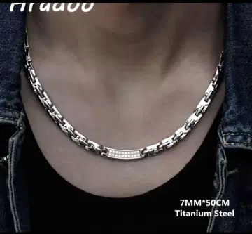 스틸 티타늄 자기 목걸이 티타늄 목걸이