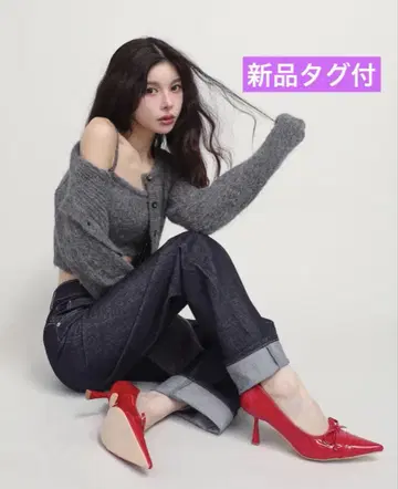 Darich 다리치 백 디자인 스트레이트 데님 팬츠