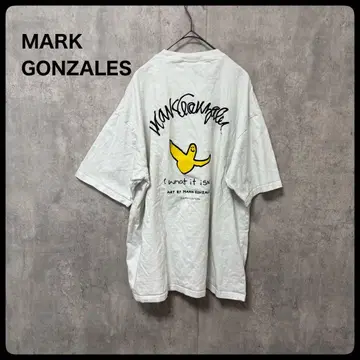 MARK GONZALES 마크곤잘레스 상의 반팔 백 프린트