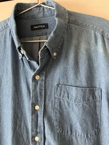 NAUTICA 데님 셔츠 릴랙스 핏 L 사이즈