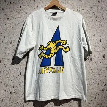 00s AIRWALK 프린트 티셔츠 에어워크 빈티지 화이트
