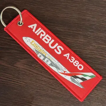 에미레이트 Emirates A380-800 플라이트 태그 키링 새상품