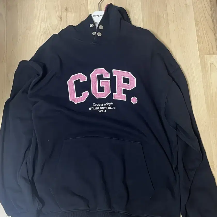 ★codegraphy★ CGP square logo hoodie navy ☆CODEGRAPHY☆CGP Square Logo Hoodie☆ (codegraphy/パーカー