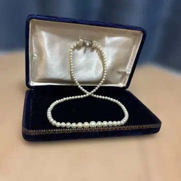 실버 펄 목걸이
