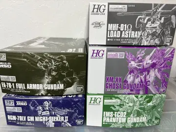 HG 프리미엄 반다이 한정판 건담 프라모델 세트 5종