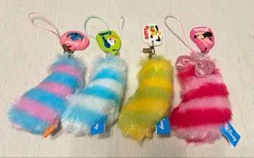 디즈니 꼬리 키링 4종 세트