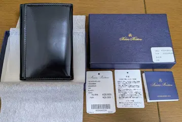 브룩스브라더스 3단 폴더형 지갑 블랙